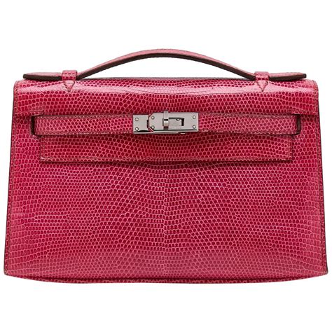 hermes pochette bag|hermes kelly pochette lizard.